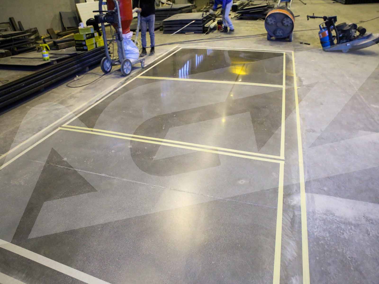 Beton Zemin Tam Parlatma Uygulaması